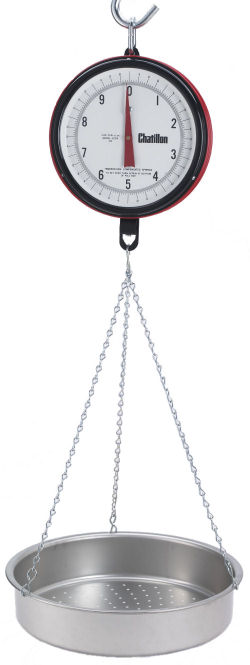 Chatillon® Century Series 7 inch Dial Hanging Scales in Kg