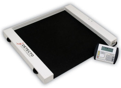 Detecto® CR500D/CR1000D Roll-A-Weigh Wheelchair Scales