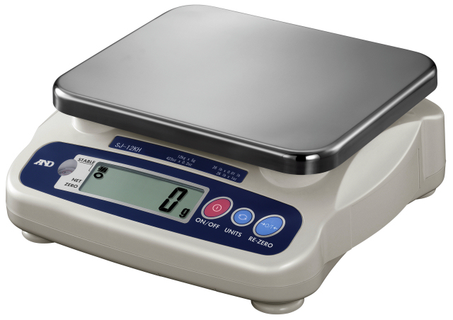 LCD Capacity Removable Stainless Steel Platter for Easy Cleaning Brecknell 6030 IP67 Portion Control Scale 10 lb Plastic